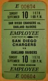 1978 Holy Roller Game Ticket Stub