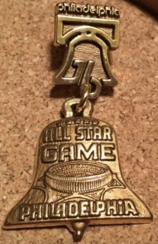 1976 All Star Game Press Pin Philadelphia