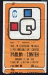 1978 Boxing ticket stub John Conteh vs Mate Parlov